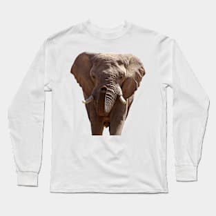 Elephant (No Background) Long Sleeve T-Shirt